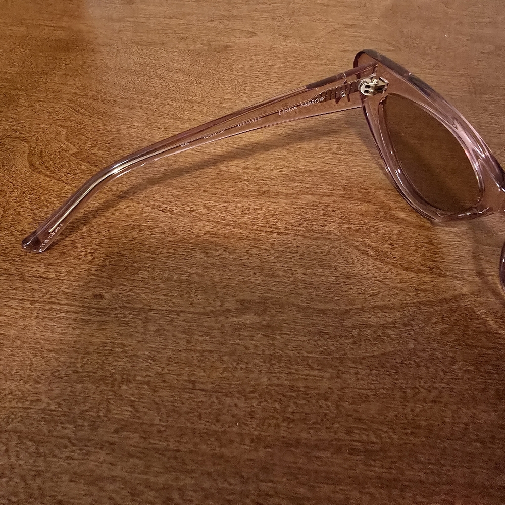 NEW The Attico x LINDA FARROW Dora Sunglasses in Pink - Picture 16 of 16